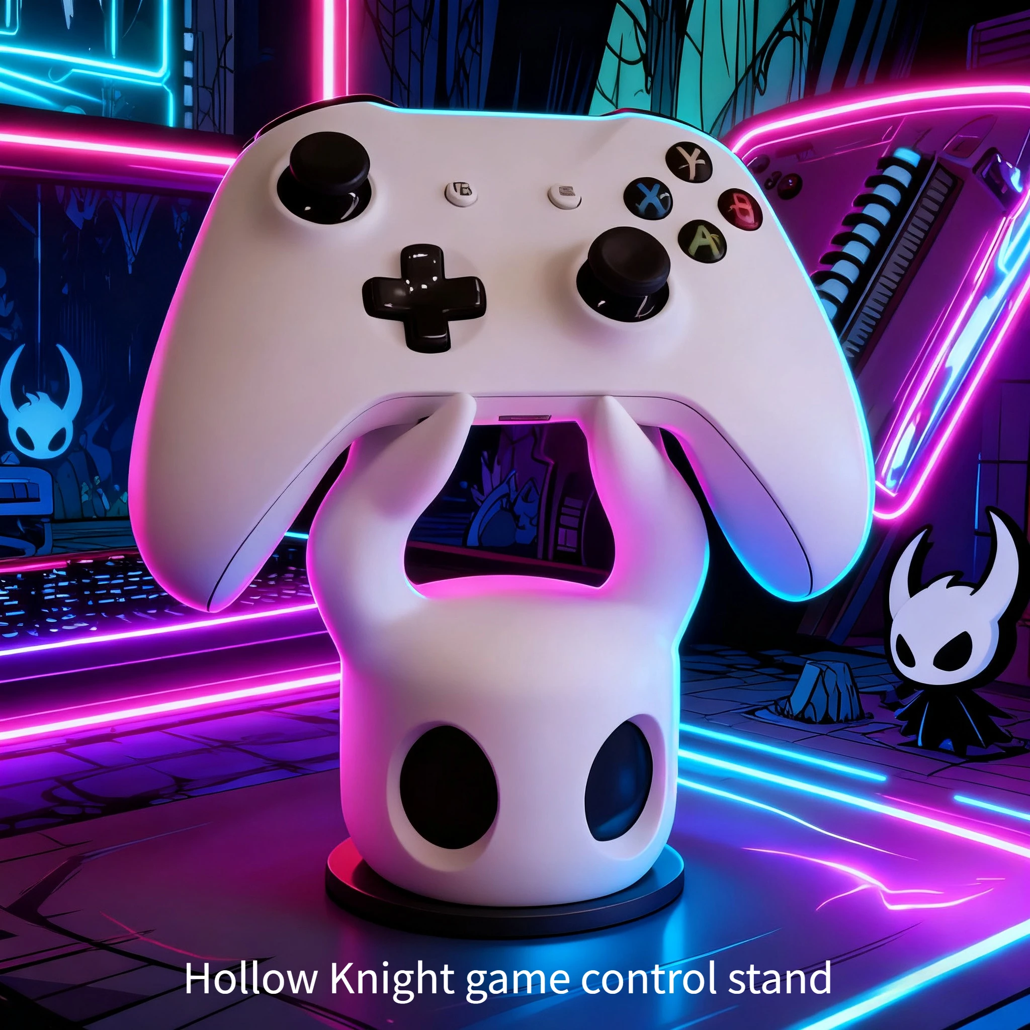 Gaming Accessories For Ps5 - 新しいユニバーサルゲームコントローラースタンド PS4/PS5/Switch対応 ホロウナイトテーマ クールなデスクトップディスプレイ ゲームアクセサリー
