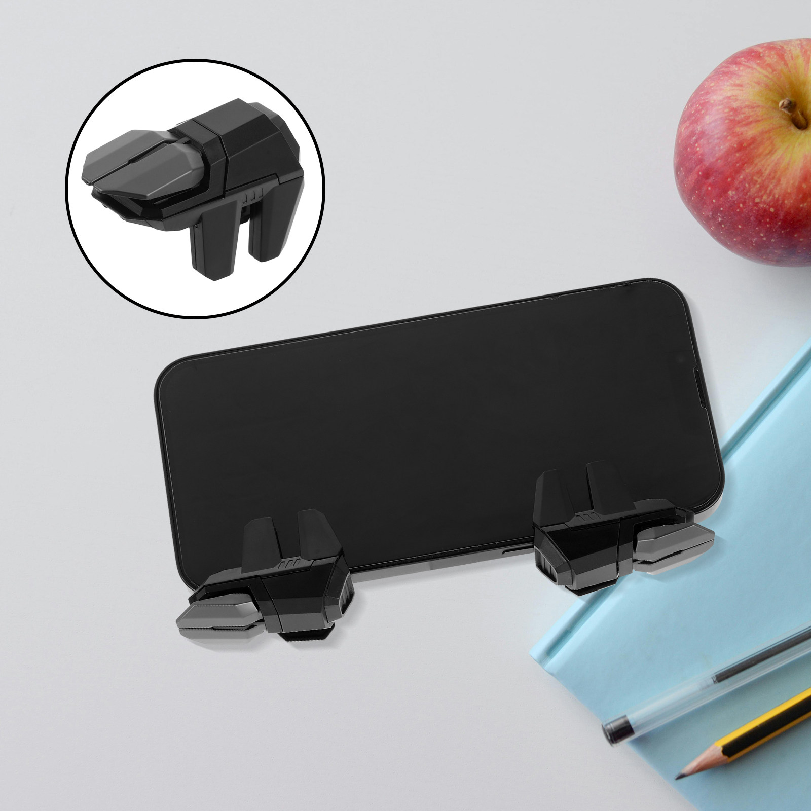 Gaming Accessories Photo - 1ペアモバイルゲームコントローラー トリガー調整可能 高感度ゲーミングボタン モバイルフォン用グリップ フォトゲームコントローラーアクセサリー