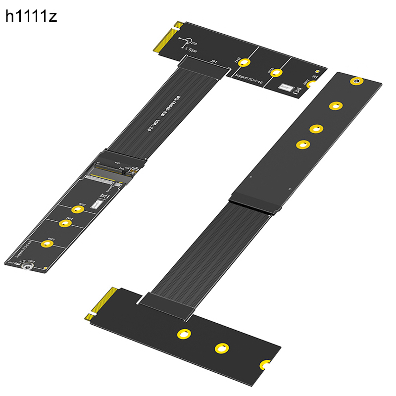 Pcie Extension Cable - 30CM M.2 NVMe 4.0延長ケーブル 270度 Mキー