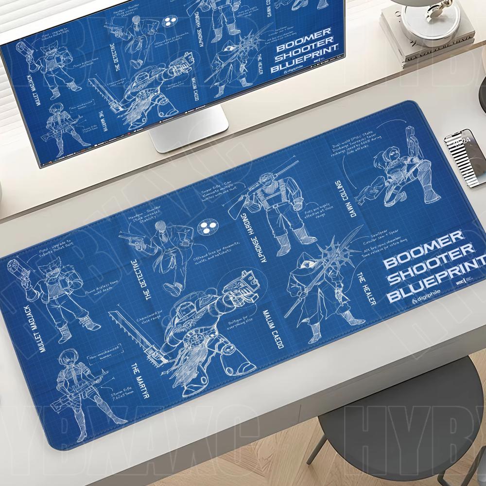 Gaming Accessories Drawing - 黒大型マウスパッドエンジニア機械図面マウスパッド HD XXL ミニマリズムマウスマットゴムカーペットデスクマット PC ゲームアクセサリー