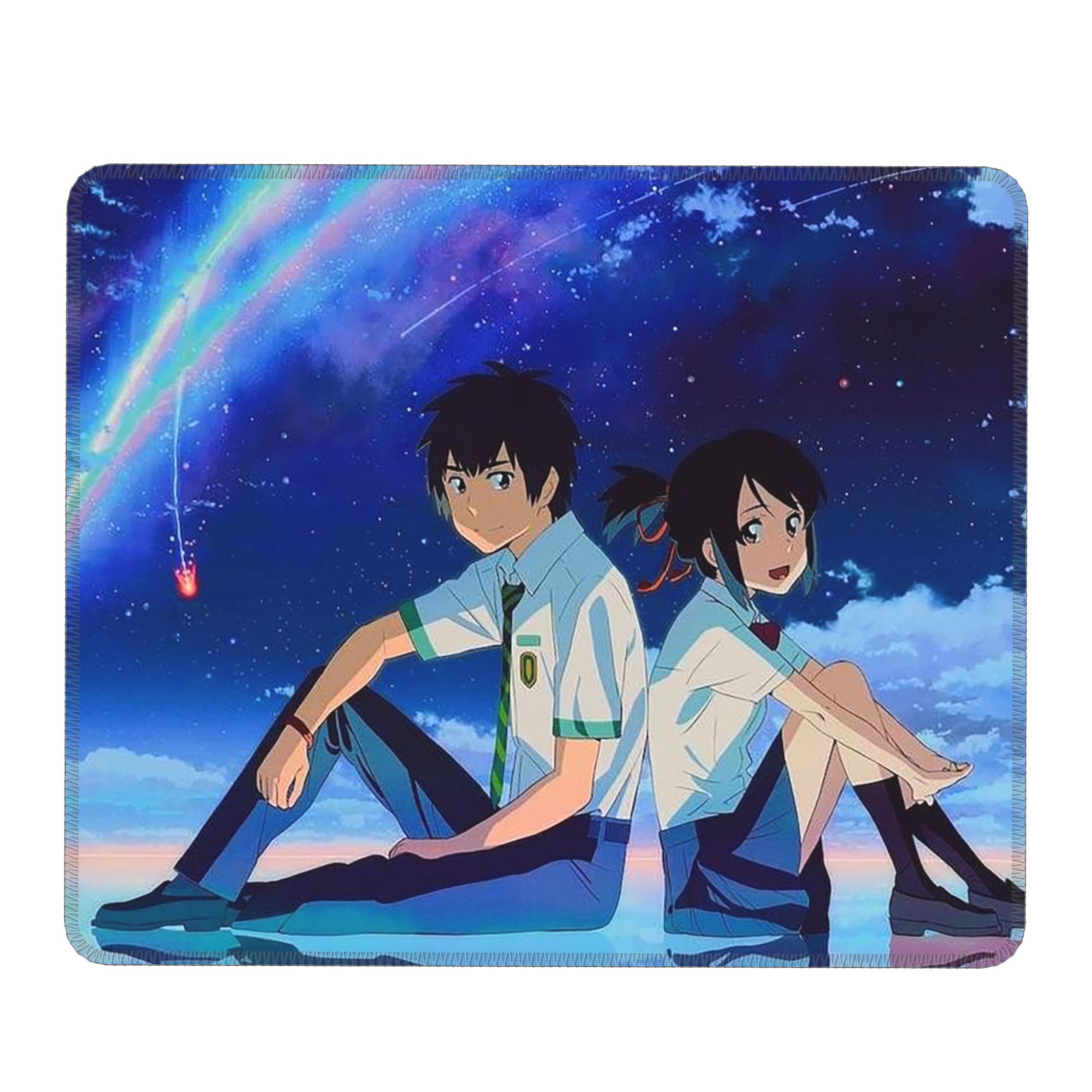 Gaming Accessories Name - 日本アニメ「君の名は」マウスパッドコンピューターキーボードマウスマットゲーミングPCラップトップデスクマットオフィスアクセサリーテーブルマット