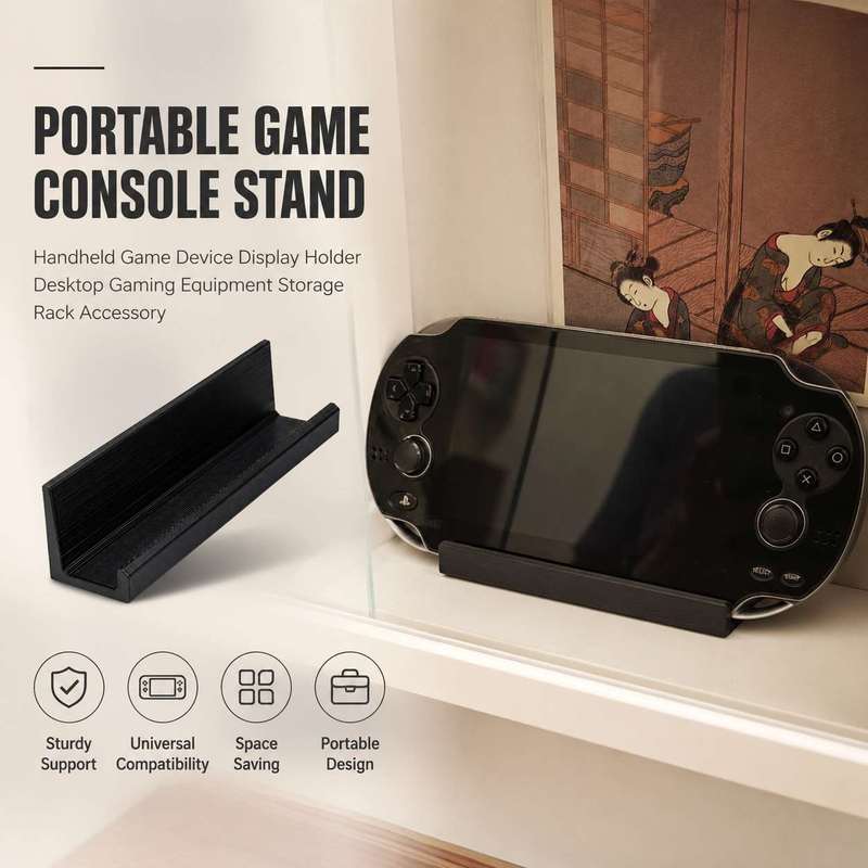 Gaming Home Accessories - ポータブルゲームコンソールスタンドハンドヘルドゲームデバイスディスプレイホルダーデスクトップゲーム機器収納ラックアクセサリー