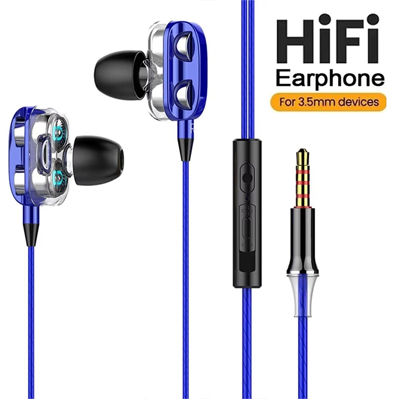 インイヤーステレオヘッドセット重低音サウンド iPhone  - Gaming Headphone Accessories のレビューと価格