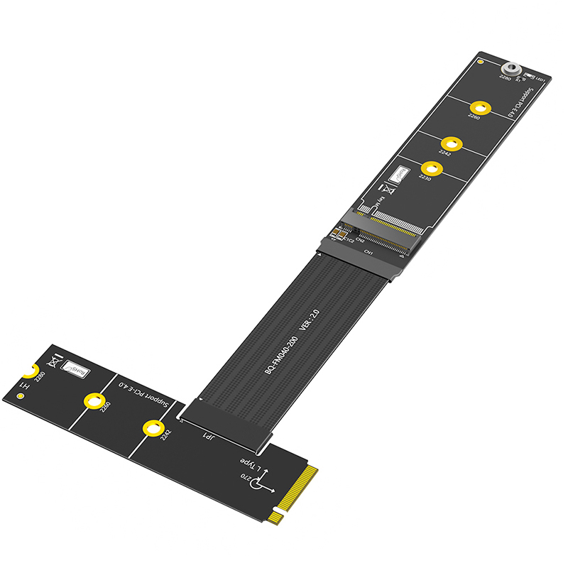 30CM M.2 NVMe 4.0延長ケーブル 270度 M - Pcie Extension Cable のレビューと価格