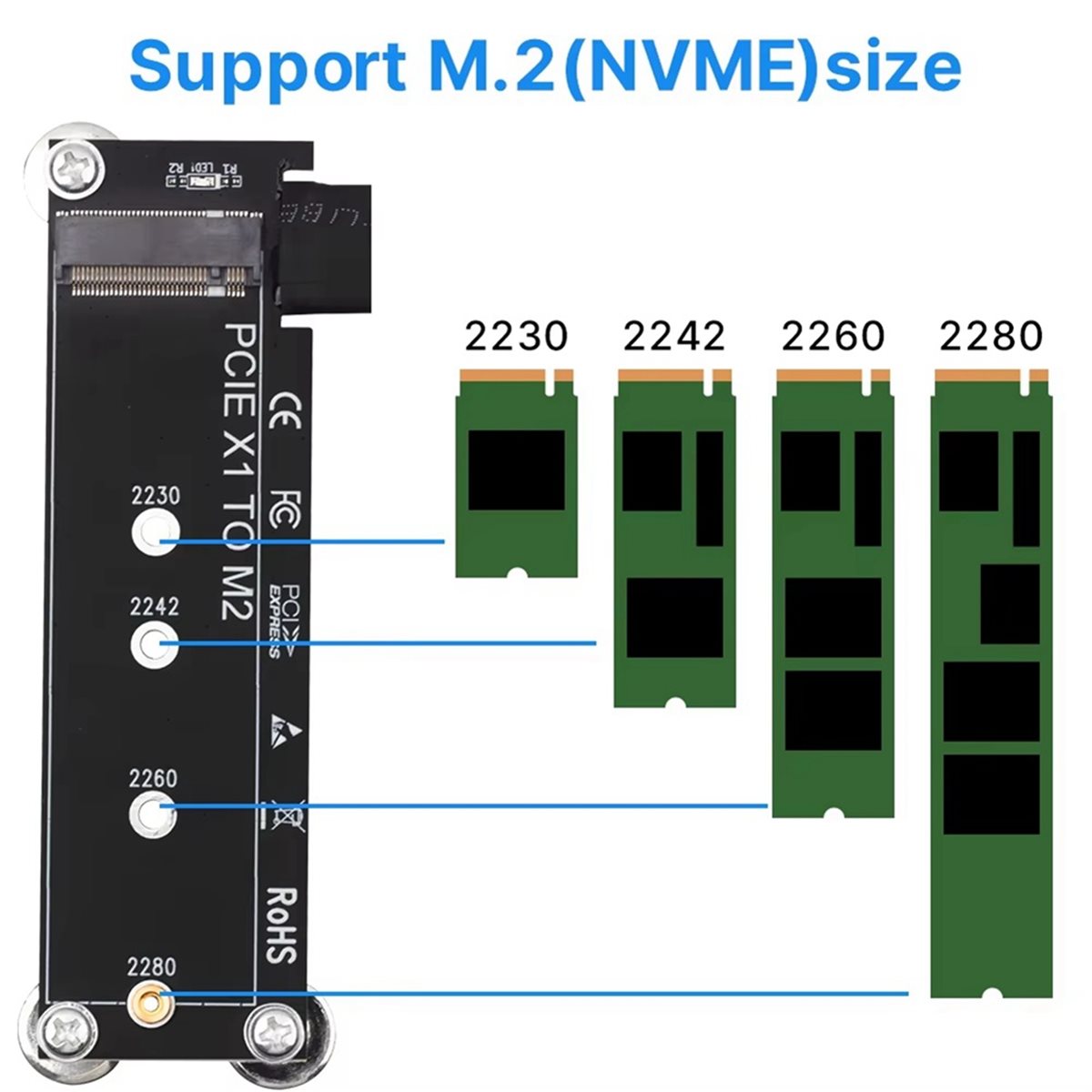 L77A PCI-E 3.0 X1 to M.2 NVMe  - Pcie Extension Cable のレビューと価格