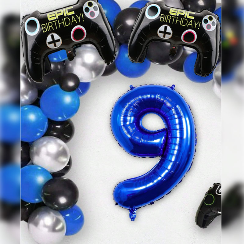 3 個ビデオゲームパーティー用品セット男の子の誕生日パーティ - Gaming Accessories For Room のレビューと価格