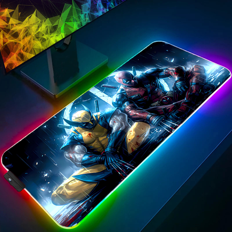 LED マウスパッドゲーミングバックライトロックエッジアニメ - Gaming Accessories Gamer のレビューと価格