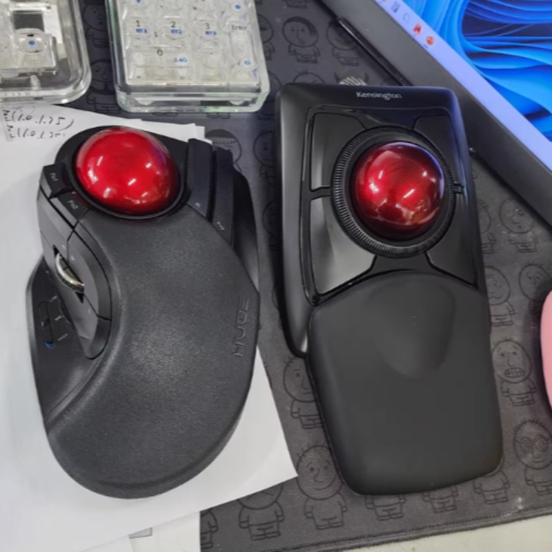 新しい 3D 有線トラックボールマウスマクロプログラム可能な - Gaming Accessories Drawing のレビューと価格