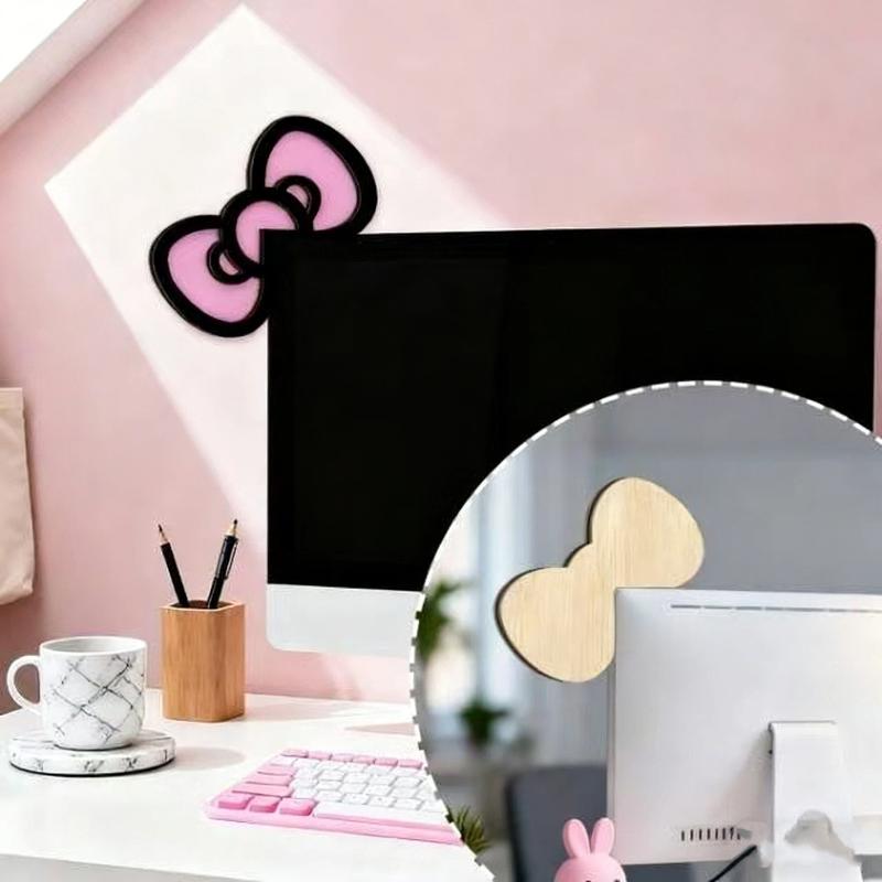 新しい 1/2 個木製ちょう結び PC アクセサリーかわいい - Gaming Home Accessories のレビューと価格