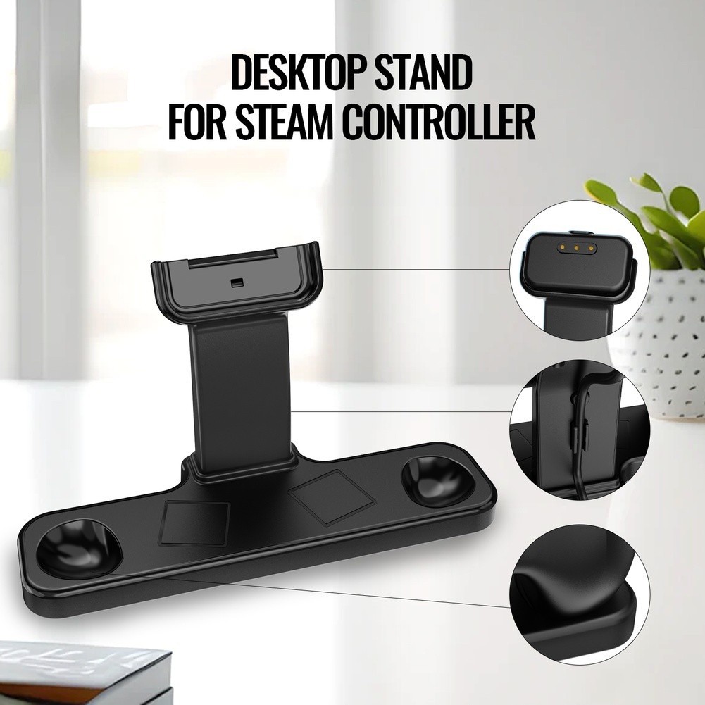 ゲームコントローラーメタルホルダーブラケットスチームコントロ - Gaming Home Accessories のレビューと価格