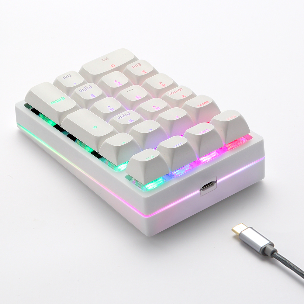 K24Pro 21 キーテンキーメカニカルテンキーホットスワ - Keyboard Numpad Separate のレビューと価格