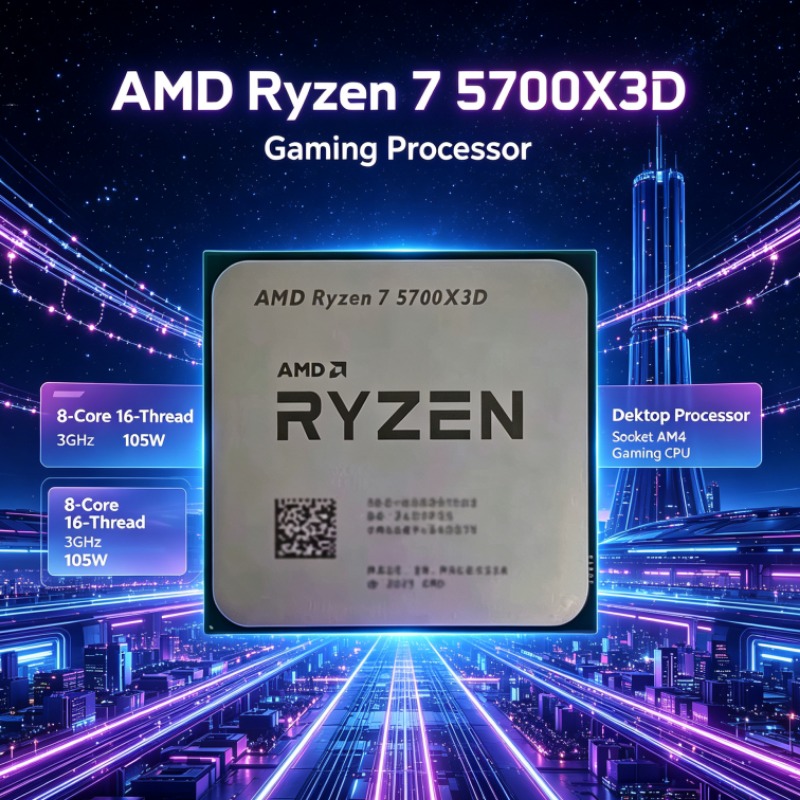 AMD Ryzen 7 5700X3D デスクトップCPU、 - Amd Cpu Ryzen 7 のレビューと価格