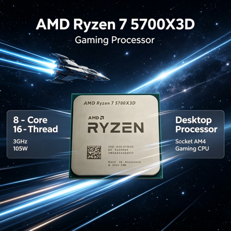 AMD Ryzen 7 5700X3D デスクトップCPU、 - Amd Cpu Ryzen 7 のレビューと価格