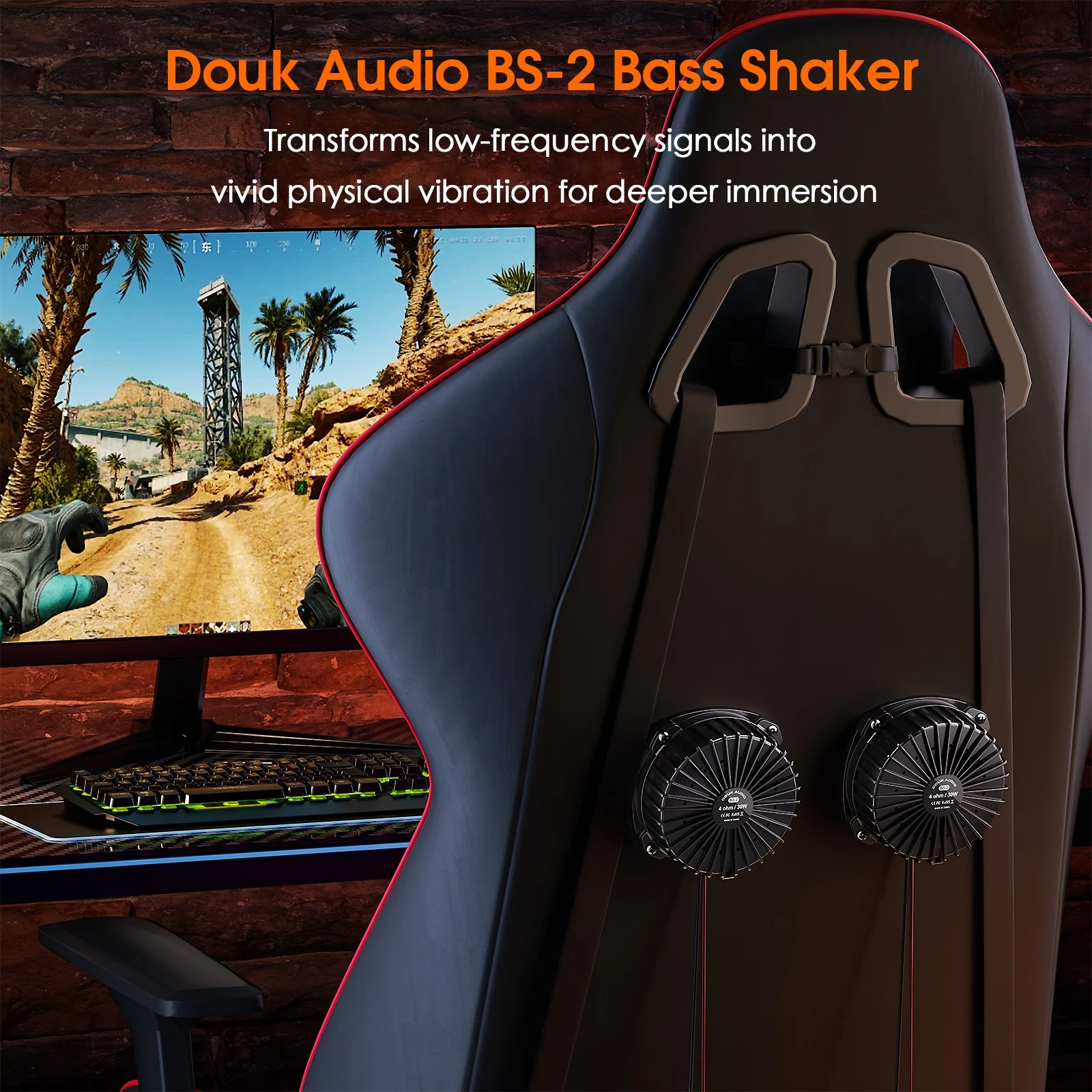 Douk Audio BS-2 30W 4Ω ベースシェイカ - Gaming Home Accessories のレビューと価格