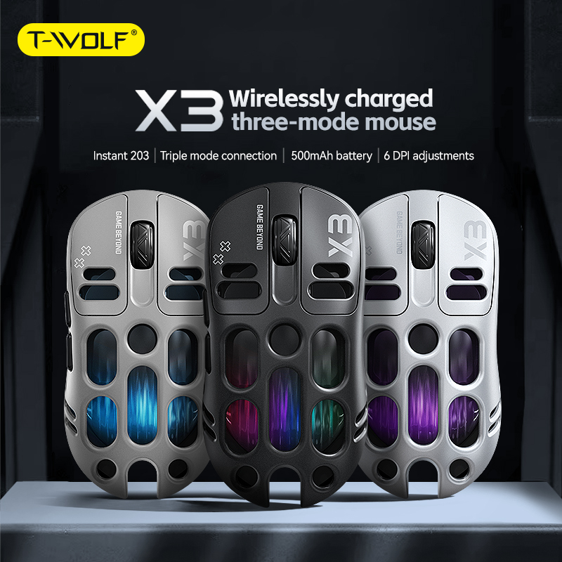 ホットセール中 T-WOLF X3 トリモードゲーミングマウ - Gaming Accessories To Sell のレビューと価格