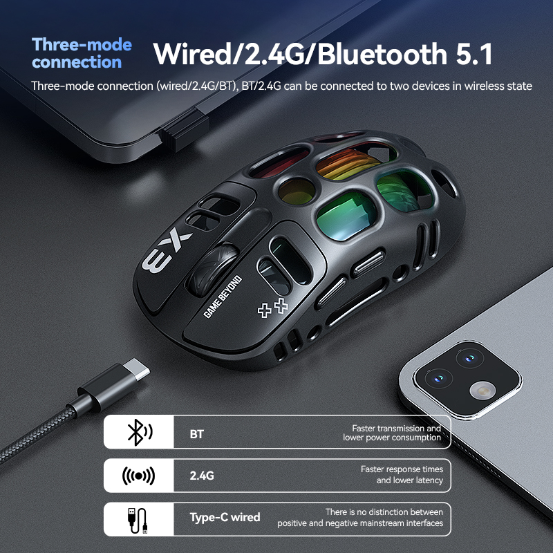 ホットセール中 T-WOLF X3 トリモードゲーミングマウ - Gaming Accessories To Sell のレビューと価格