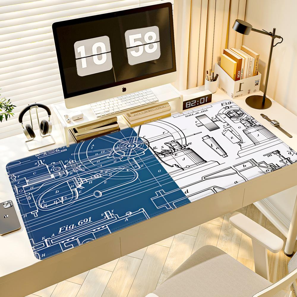 HYBXAXC マウスパッド ゲームアクセサリー 機械製図  - Gaming Accessories Drawing のレビューと価格