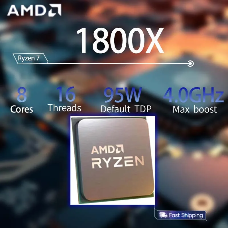AMD Ryzen 7 1800X CPU R7 1800X - Amd Cpu Ryzen 7 のレビューと価格