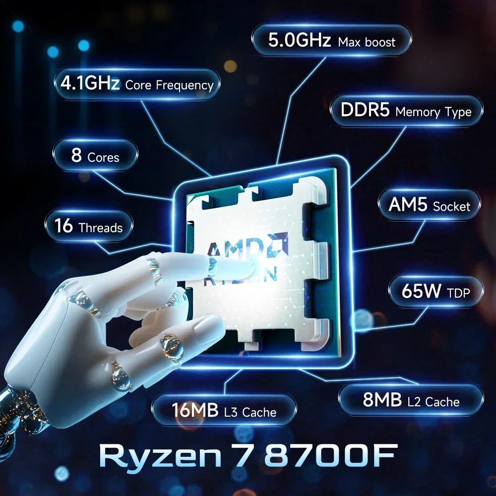 AMD Ryzen 7 8700F R7 8700F CPU - Amd Cpu Ryzen 7 のレビューと価格