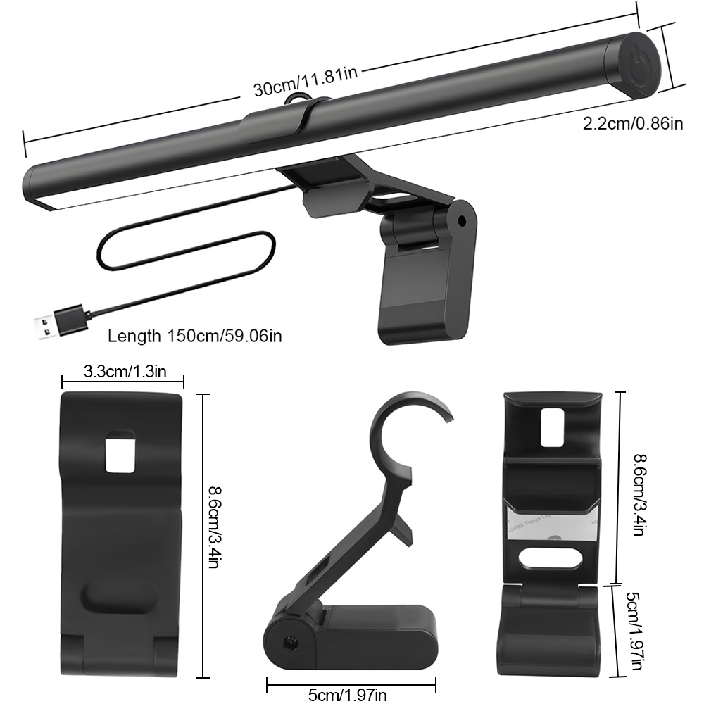 デスクトップPCモニター画面吊り下げライトバーRGB雰囲気照 - Gaming Accessories Wall Mount のレビューと価格