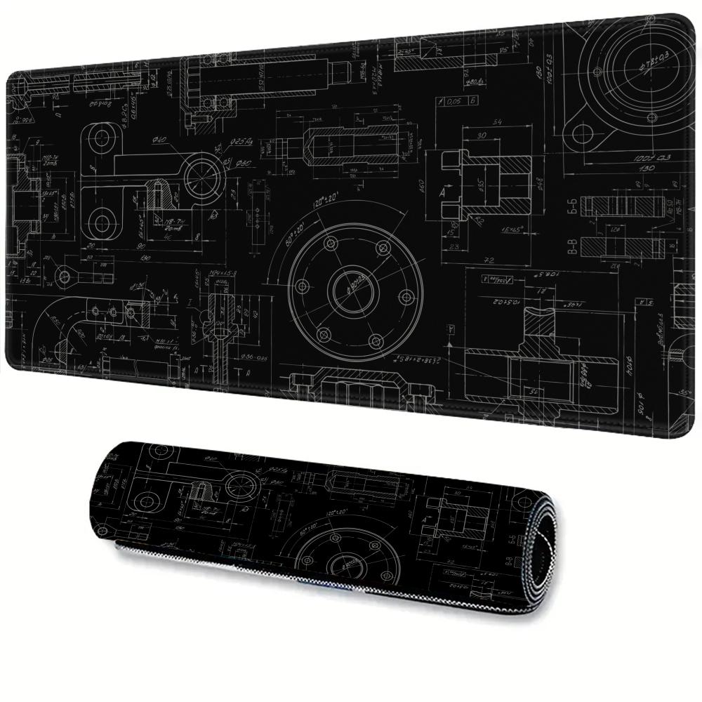 機械図面用マウスパッド ゲーミングアクセサリー 大型HDマウ - Gaming Accessories Drawing のレビューと価格