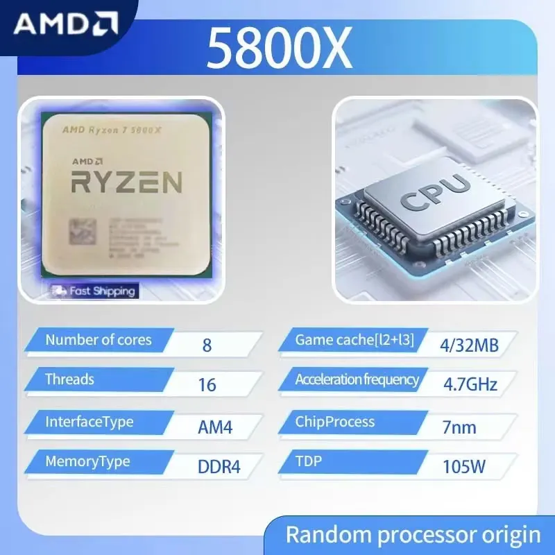 AMD Ryzen 7 5800X AMD R7 5800X - Amd Cpu Ryzen 7 のレビューと価格