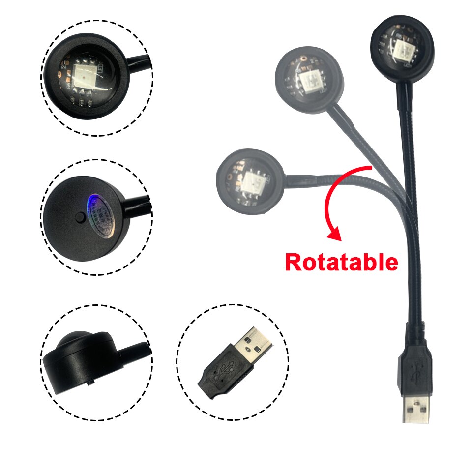 パーティーホームデコレーションライトUSB LEDサンセット - Gaming Accessories Photo のレビューと価格