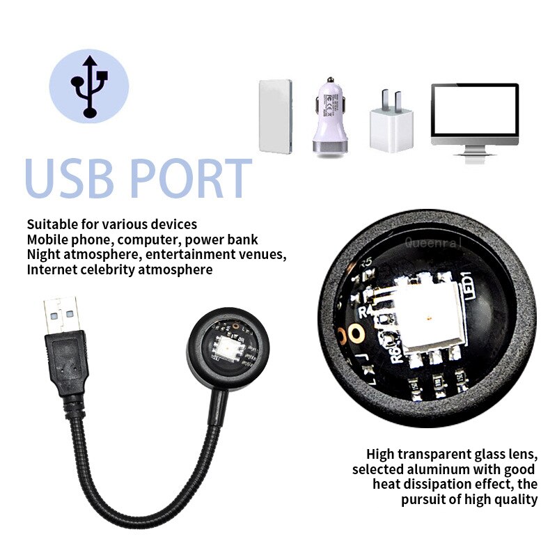 パーティーホームデコレーションライトUSB LEDサンセット - Gaming Accessories Photo のレビューと価格