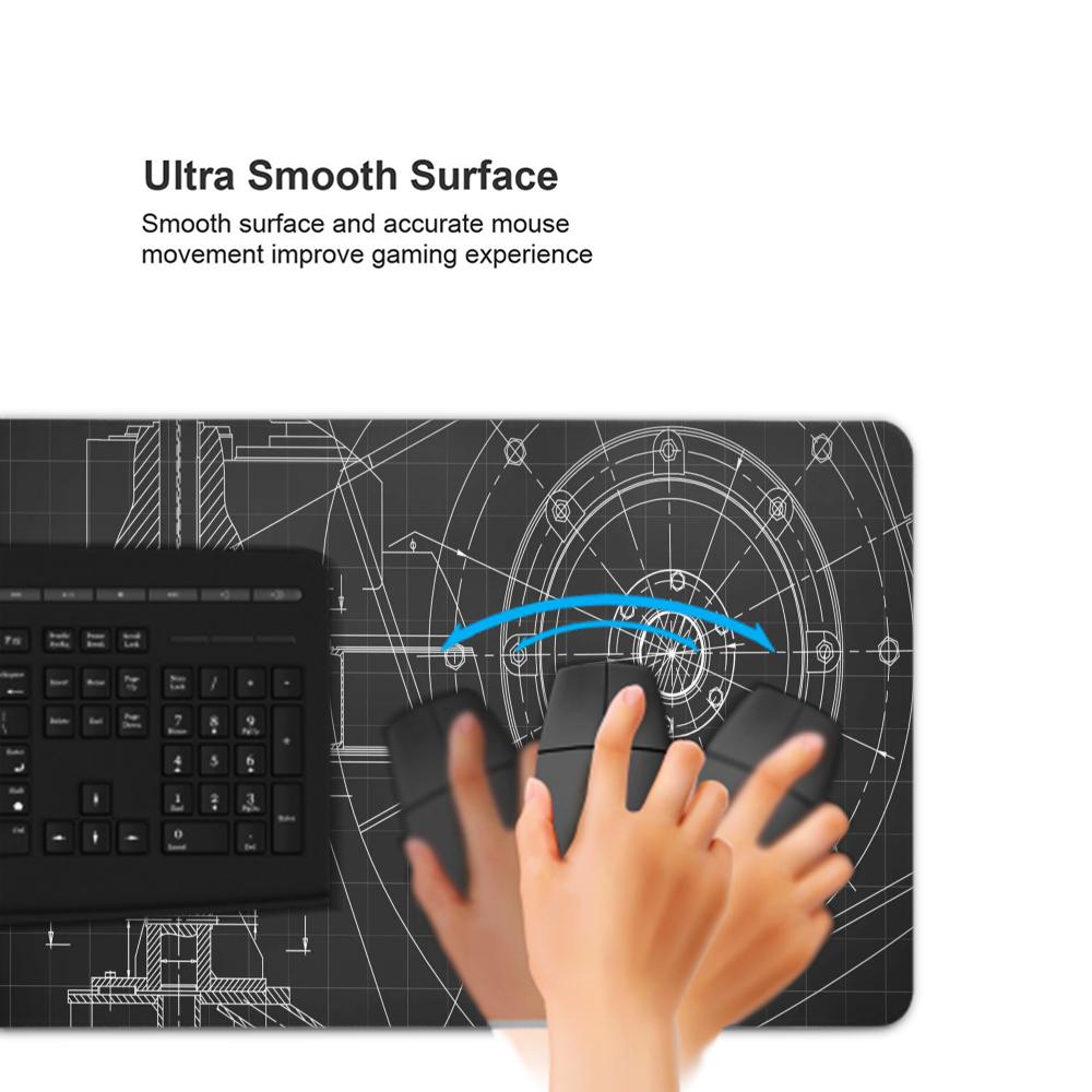 家庭用大型HDマウスパッド,ゲームアクセサリー,滑り止めテー - Gaming Accessories Drawing のレビューと価格