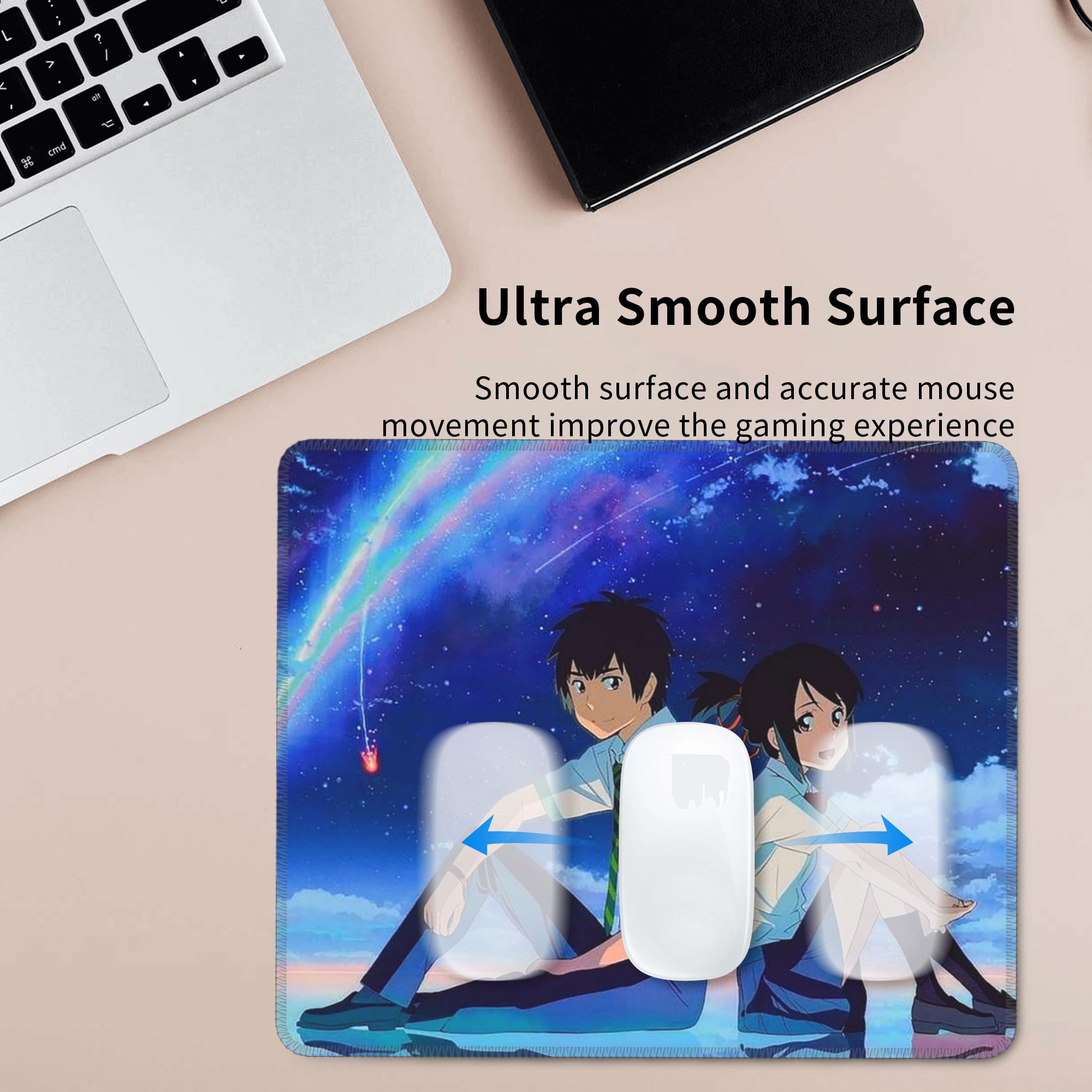 日本アニメ「君の名は」マウスパッドコンピューターキーボードマ - Gaming Accessories Name のレビューと価格
