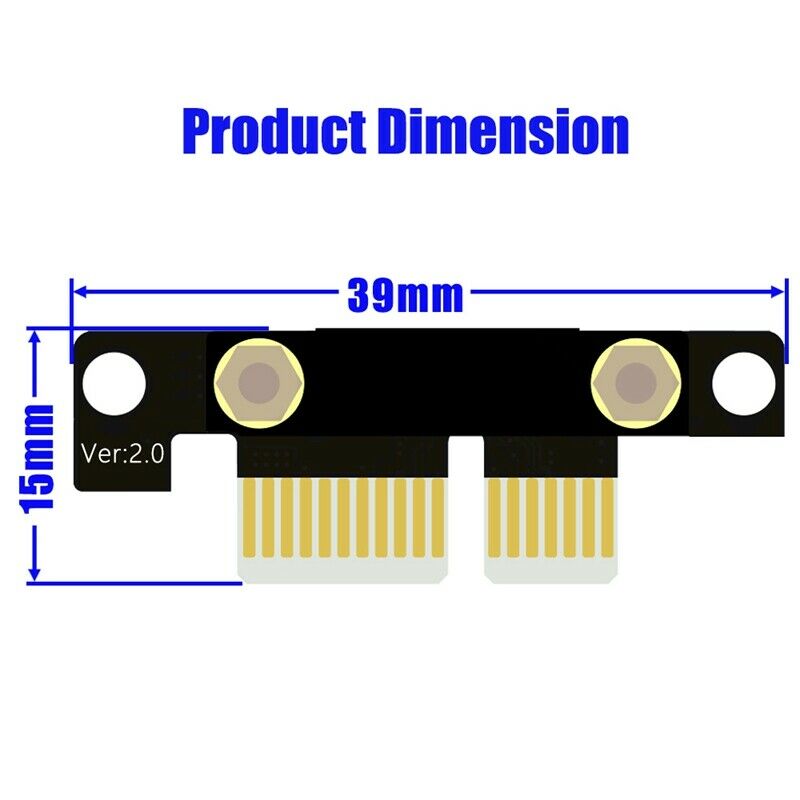 90度PCI-E PCI Express 1X - 1Xスロ - Pcie Extension Cable のレビューと価格