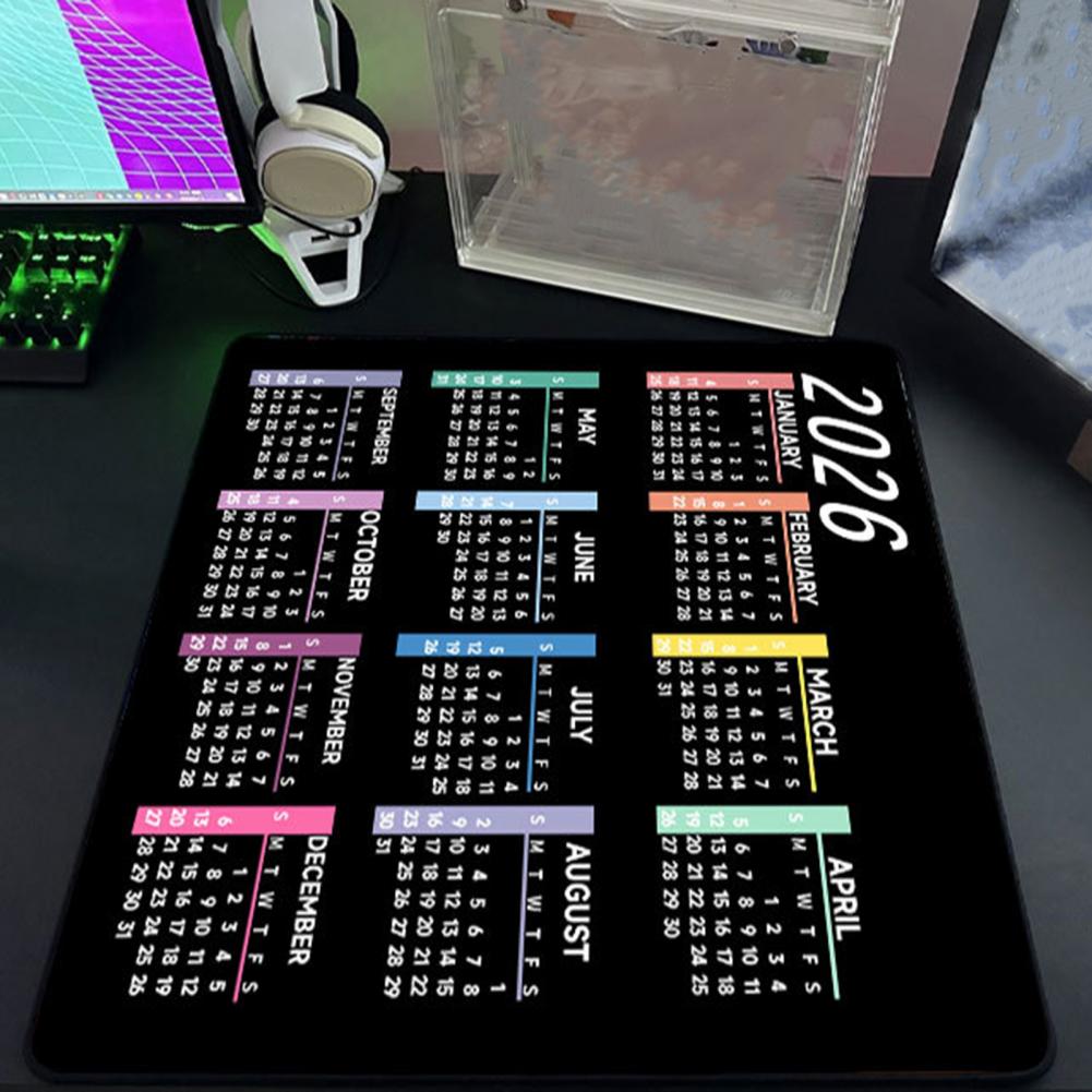 2026 カレンダー マウスパッド 防水 ホーム オフィス  - Gaming Accessories For Gaming Laptop のレビューと価格