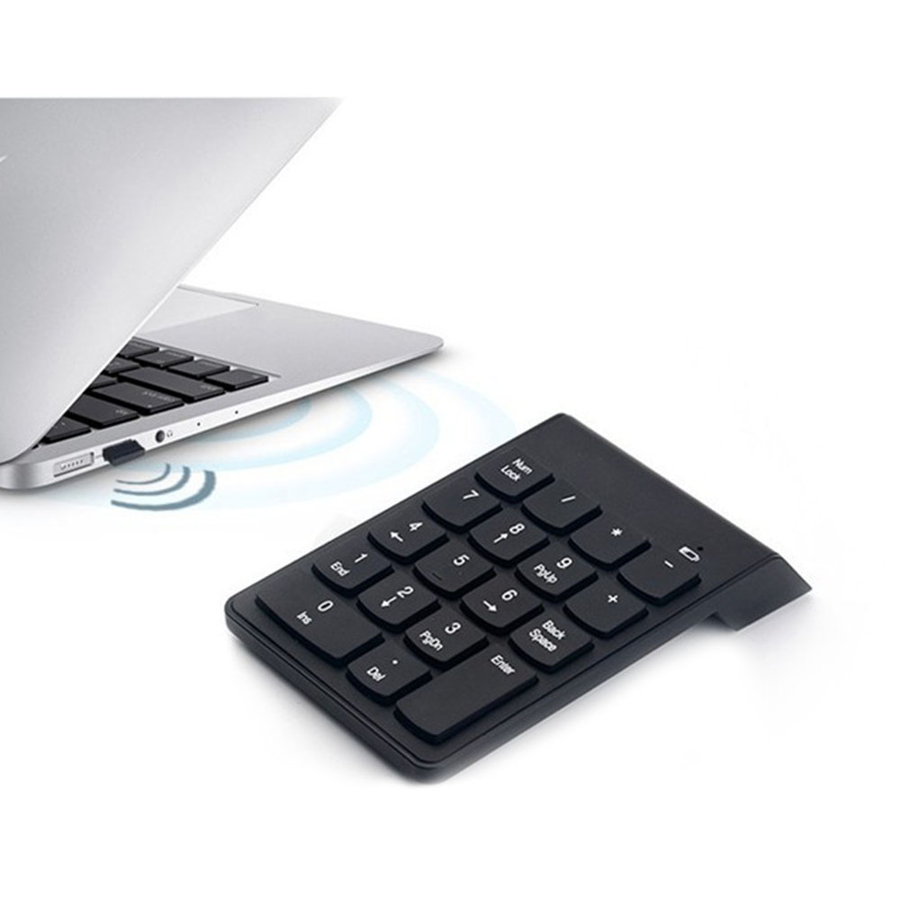 ミニワイヤレス数値キーボード 2.4GHz テンキー 18キ - Keyboard Numpad Separate のレビューと価格