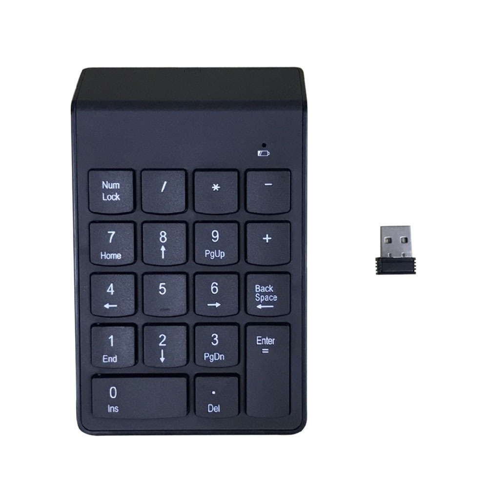 ミニワイヤレス数値キーボード 2.4GHz テンキー 18キ - Keyboard Numpad Separate のレビューと価格