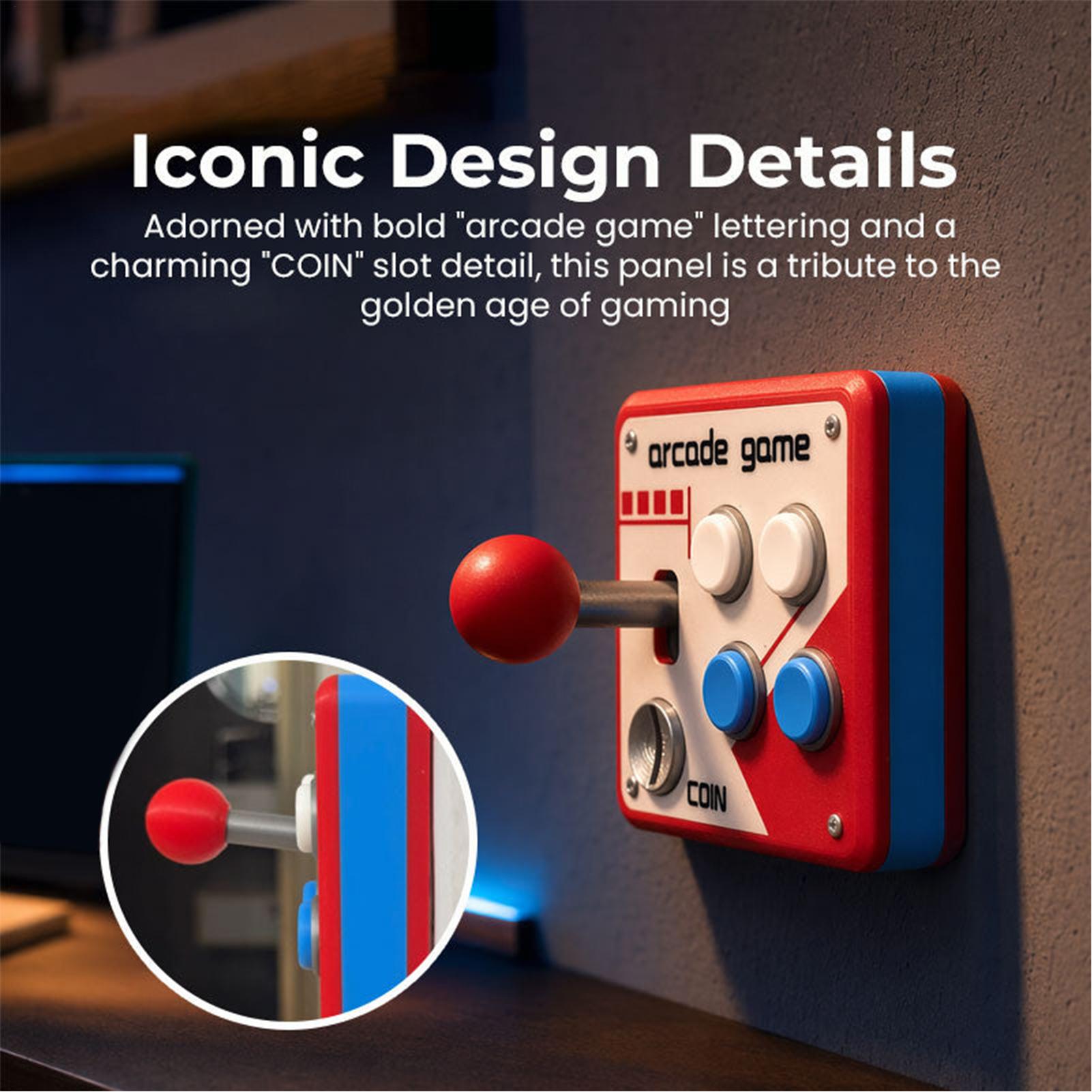 クリエイティブレトロアーケードゲームライトスイッチカバーレト - Gaming Accessories For Room のレビューと価格