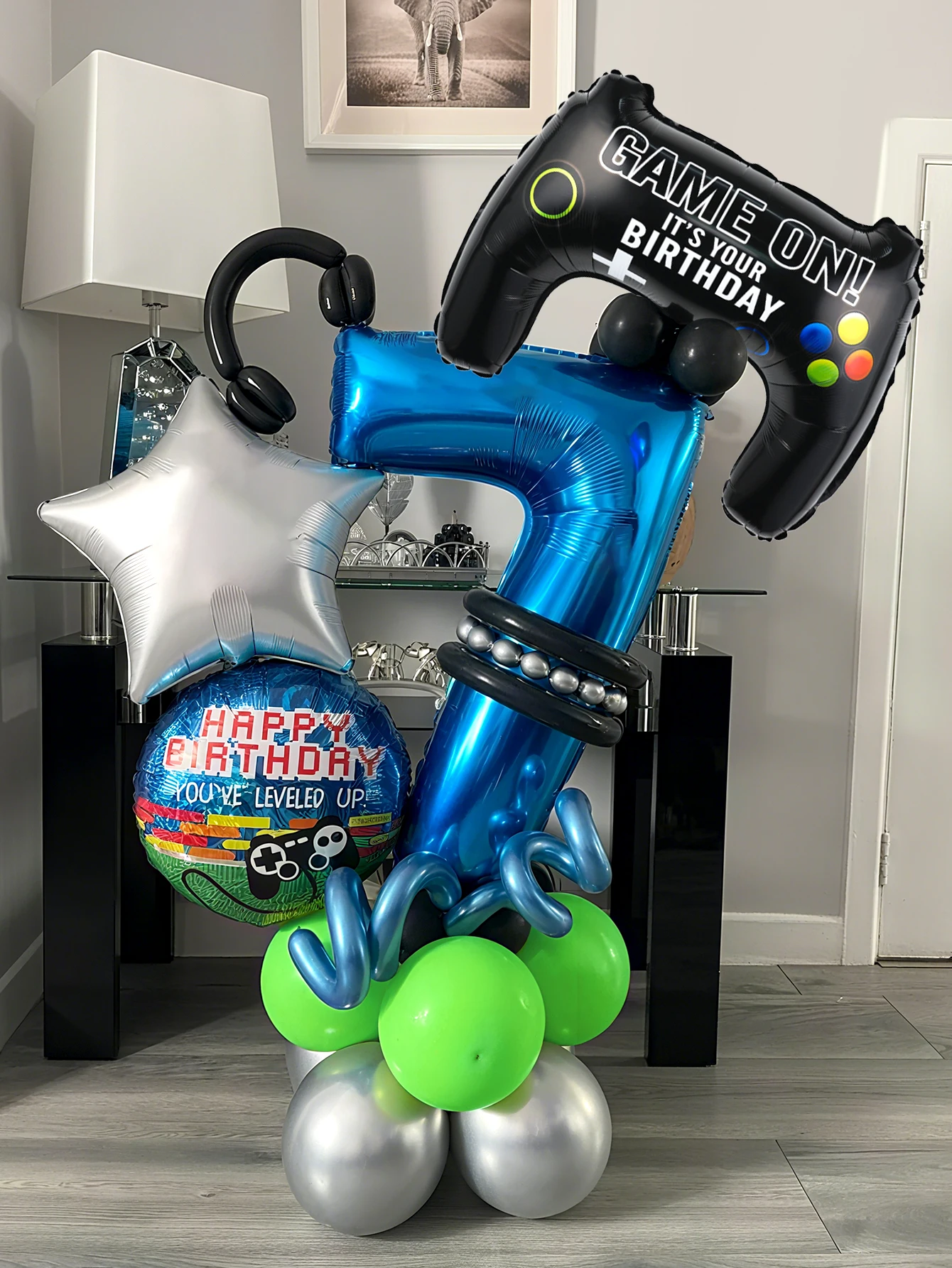 32個入りゲームテーマ誕生日ナンバーバルーンキット、ゲーマー - Gaming Accessories For Room のレビューと価格