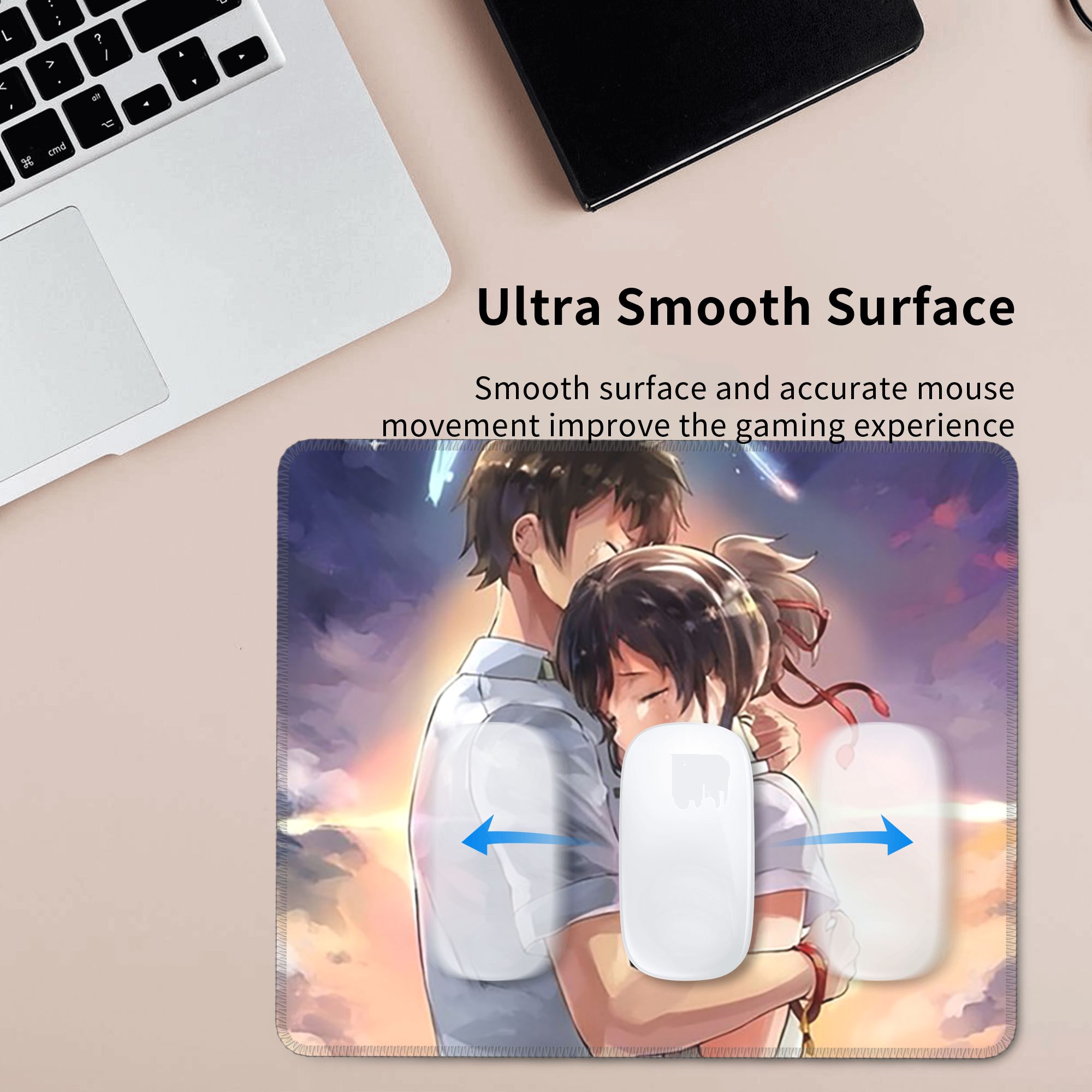 日本アニメ「君の名は」マウスパッドコンピューターキーボードマ - Gaming Accessories Name のレビューと価格