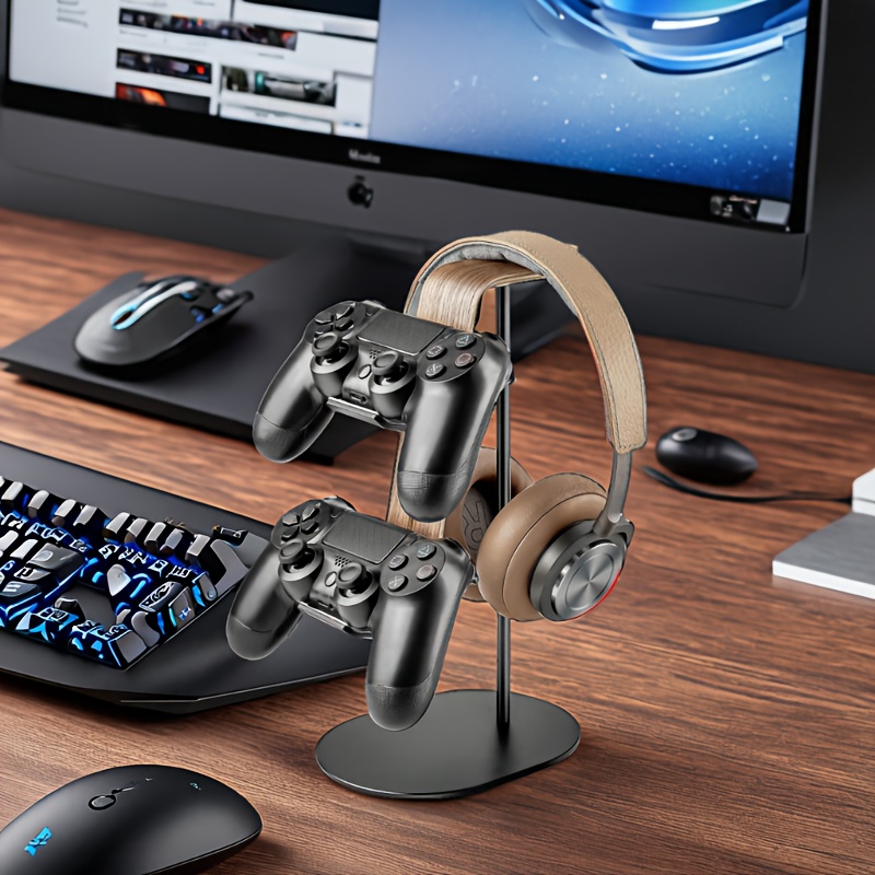 木製コントローラー＆ヘッドセットホルダー、PS5 PS4 X - Gaming Headphone Accessories のレビューと価格