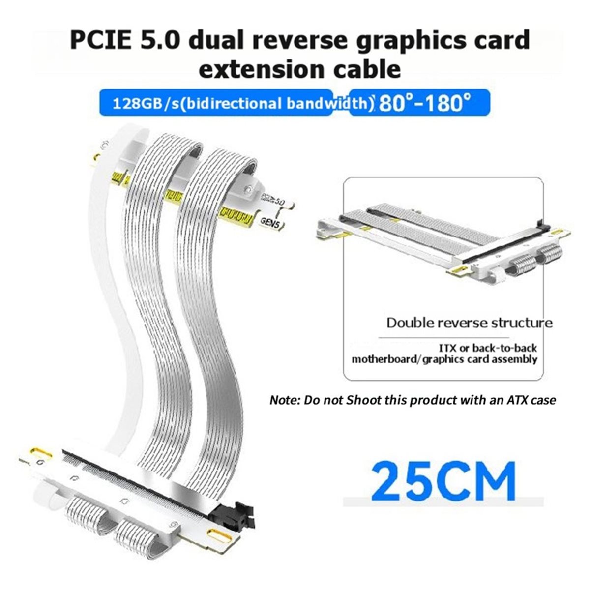L70A PCIe 5.0 X16 ライザーケーブル 180 - Pcie Extension Cable のレビューと価格
