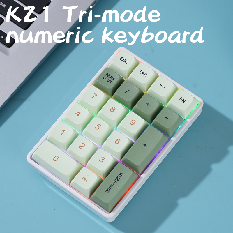 FREEWOLF K21 ワイヤレスメカニカルテンキー 21 - Keyboard Numpad Separate のレビューと価格