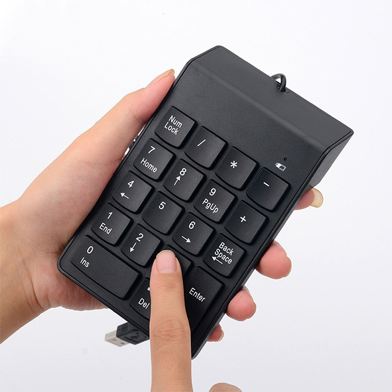 18キーUSB有線数値キーパッドキーボードミニ数字キーキャッ - Keyboard Numpad Separate のレビューと価格