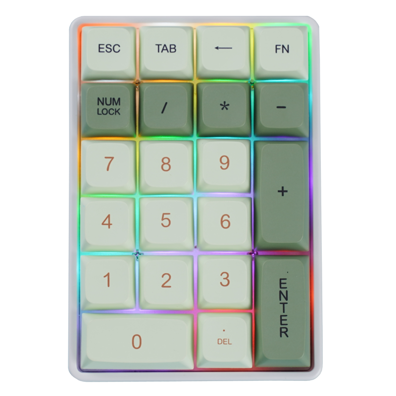 K21 トリモードメカニカルテンキー FREEWOLF ホッ - Keyboard Numpad Separate のレビューと価格